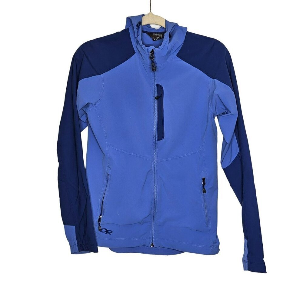 Outdoor‎ Research Blue Zip Up Wind Breaker Jacket no insulation size S